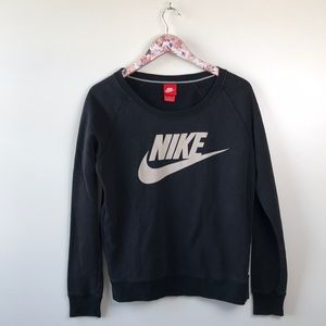 Nike, black and white, sweatshirt, womens Size medium